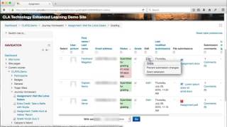 Moodle Tip: Grade Student Assignment Submissions
