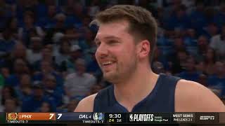 Luka Doncic picks up technical foul EARLY in Mavs vs. Suns 😱