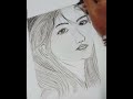 pencil sketch of girl | siva ranjani shanmuga pandi | siva_arts_from_heart