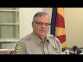 sheriff joe arpaio on mcso employee shot killed