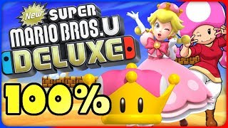 New Super Mario Bros. U Deluxe 🌰 S-2 Run For It 🌰 100% All Star Coins