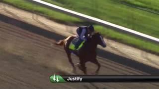 Triple Crown Hopeful Justify's Final Belmont Stakes Workout