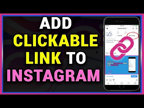 How to add a clickable link to Instagram bio How to add a clickable link to Instagram bio