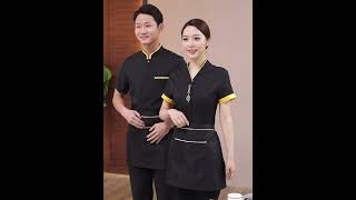 050 hot sales waitress waiter uniforms