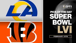 Super Bowl 2022 | Free NFL Team Total Pick by Kyle Purviance - Feb. 13th