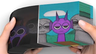 Sprunki Original 3D Vs Fake Sprunki 3D Horror Version | Incredi Star | FlipBook Animation