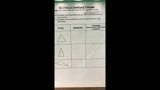 16.2 (Part 1): Classify Triangles By Sides