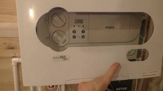 Cleaning the water filter of the gas boiler Vaillant turboTEC pro