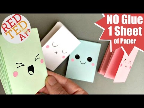 Paper Diy Mini Notebooks