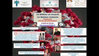 1st Webinar on research