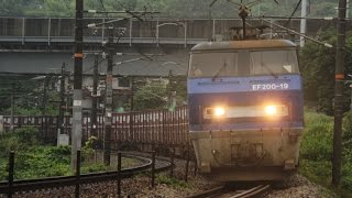 JR貨物　EF200-19牽引　貨物列車