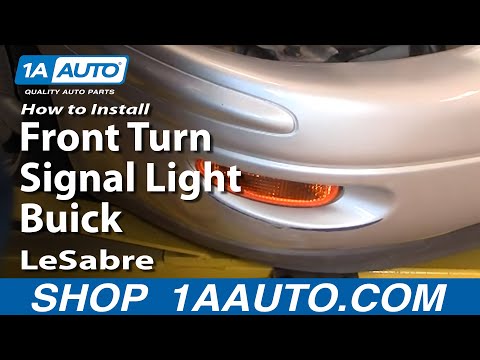 How To Install Replace Front Turn Signal Light Buick LeSabre 00-05 1AAuto.com How To Install Replace Front Turn Signal Light Buick LeSabre 00-05 1AAuto.com