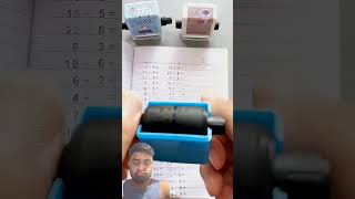 Easy learning tools for Homecleaning Parents ✅️ Math Practice Question Maker Roller #diy #study