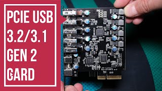 PCIE USB 3.2/3.1 Gen 2 Card