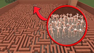 100 SCP-096 Are Running After Me 😱 In Garry's Mod