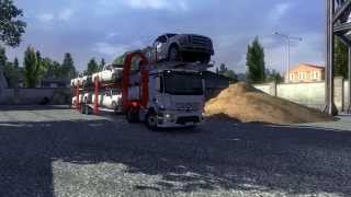 [ETS2 v1.16.] Mercedes Antos Car Transport + Trailer