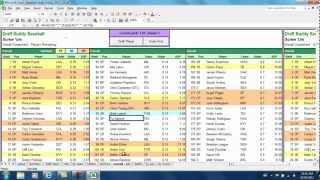 Cheatsheet Compiler & Draft Buddy Fantasy Baseball