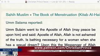 Christian Prince - a Muslim Lady has Crocodile Tears Reading the Fake Pact of Umar 20.2 .2019