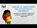 Objetividad del conocimiento científico