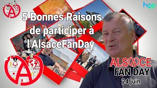 5 bonnes raisons de participer à l'AlsaceFanDay 2021