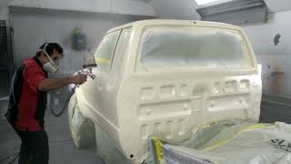 Pintando una Toyota Pickup