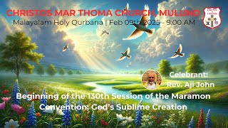 Holy Qurbana | Malayalam | 09th Feb 2025 | Christos Mar Thoma Church Mulund