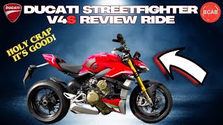 Ducati Streetfighter V4s Review Ride - It's So Much Better Than I Expected! But A Daily Rider?