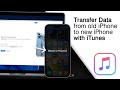 How to Transfer Data from old iPhone to new iPhone with iTunes!