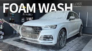 AUDI SQ5 FOAM WASH | CAR WASH | ASMR | ADBL | JAPAN |