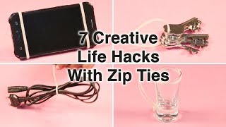 7 Creative Life Hacks With Zip Ties