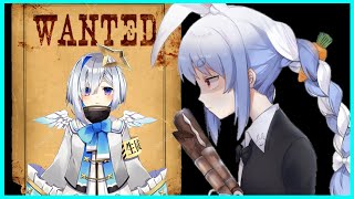 【Hololive】Pekora: Spy Kanata WANTED By Usada Construction ft. Coco【Minecraft】【Eng Sub】