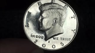 AWESOME PROOF COIN FOUND, NIFC PROOF HALF DOLLAR found coin roll hunting