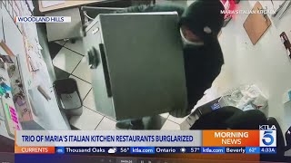 Burglars hit 3 restaurants belonging to popular SoCal chain
