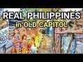 UNBELIEVABLE HIDDEN LIFE at OLD CAPITOL SITE | WALK at NARROW ALLEY in DILIMAN Philippines [4K] 🇵🇭