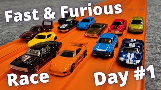 Hot Wheels Fast and Furious Drag Race - Day One