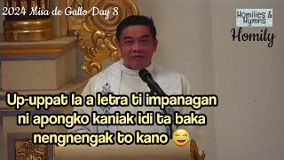 Day 8 | 2024 Aguinaldo Mass Homily | Fr. Rufo Abaya