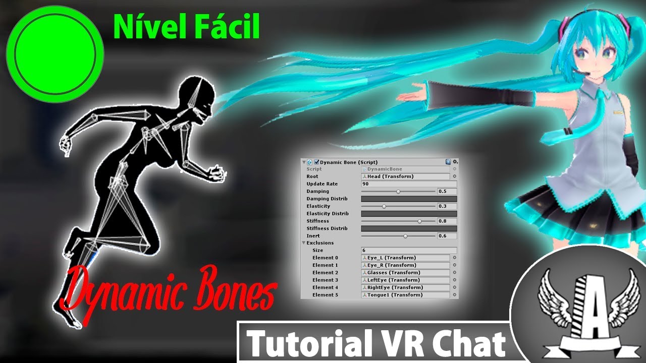 TUTORIAL VRCHAT - COMO COLOCAR FÍSICA NO AVATAR (DYNAMIC BONES) - YouTube