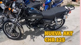 ⛔️ NUEVA AKT CHR 125 ‼️UNA MOTO PARA TRABAJO PESADO⁉️Ficha técnica Precio #motorcycle #akt #gn125h