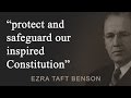 Ezra Taft Benson Warns of Those Who Would Silence Friends of Freedom & Weaken US Constitution