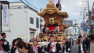 平成30年 毛人谷 試験曳き 美具久留御魂神社秋祭り だんじり祭り