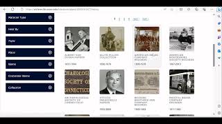 Using the Digital Collections in the CTDA