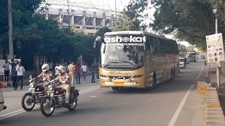 India ,Australia Cricket  Team in  India,teams convoy