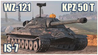 IS-7, Kpz 50 t & WZ-121 • WoT Blitz Gameplay