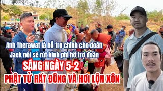 Đoàn bộ hành Sư Minh Tuệ. Nhiều thay đổi lớn. Sáng ngày 5-2 Phật Tử rất đông