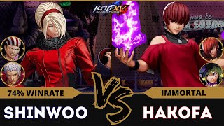 KOF XV⭐SHINWOO (O.Yashiro/Billy/Ash) vs HAKOFA (Iori/O.Chris/Sylvie)⭐Ranked Match - 02/25