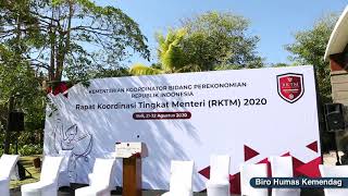 Mendag Hadiri RKTM Bidang Perekonomian 2020 di Bali