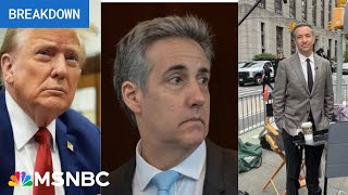 Trump trial ends with incriminating testimony from star witness — see Melber’s b