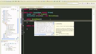 Java swing GUI tutorial #4: JScrollPane
