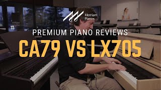 🎹Kawai CA79 vs Roland LX705 Digital Piano Review & Demo - PHA-50 vs Grand Feel III Action🎹