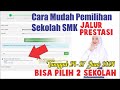 Cara Pilih Sekolah Jalur Prestasi SMK - PPDB JATENG 2024/2025